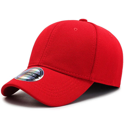 Adult Back Closed Baseball Cap for Small Head Lady Man Blank Hiphop Snapback Hat Fitted Flat Caps 57cm to 59cm