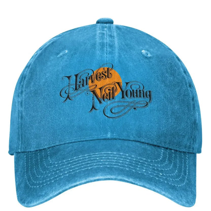Neil Young Casual Baseball Cap Summer Harvest Trucker Hat Hot Sale Hunting Camping Hip Hop Hats Men Adult Fashion Baseball Caps