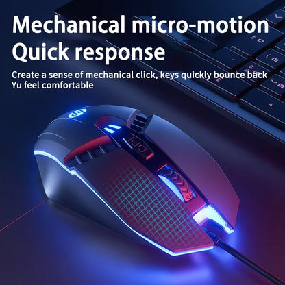 HP M1 Wired Gaming Mouse White Light Emitting Esports Mouse USB Gaming Office Desktop Laptop
