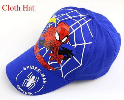 Figurka z anime Marvela Spider-Man – czapka z daszkiem z motywem kreskówkowym, bawełna i poliester, czapka z daszkiem dla chłopców i dziewcząt, akcesoria do nakryć głowy, prezent urodzinowy dla dzieci