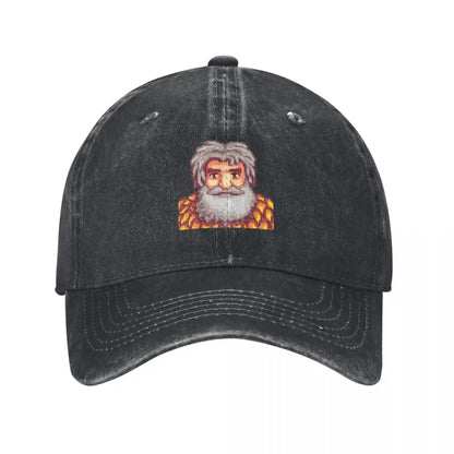 Stardew Valley Linus Baseball Cap Sunhat funny hat Kids Hat Hat Man Luxury Women's 2026 Men's