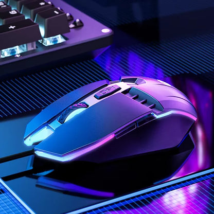 HP M1 Wired Gaming Mouse White Light Emitting Esports Mouse USB Gaming Office Desktop Laptop