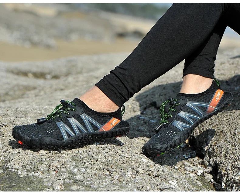Men Aqua Shoes Water Swimming Shoes Women Sneakers Boys Child Barefoot Shoes Beach Sandals Quick-Dry River Sea Diving Gym