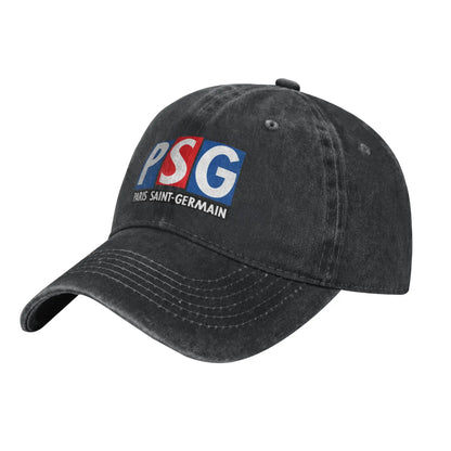 PSG-logo, afslappet baseballkasket til par, kvinder, sommer, jagt, camping, hiphop-hatte, mode, åndbare baseballkasketter