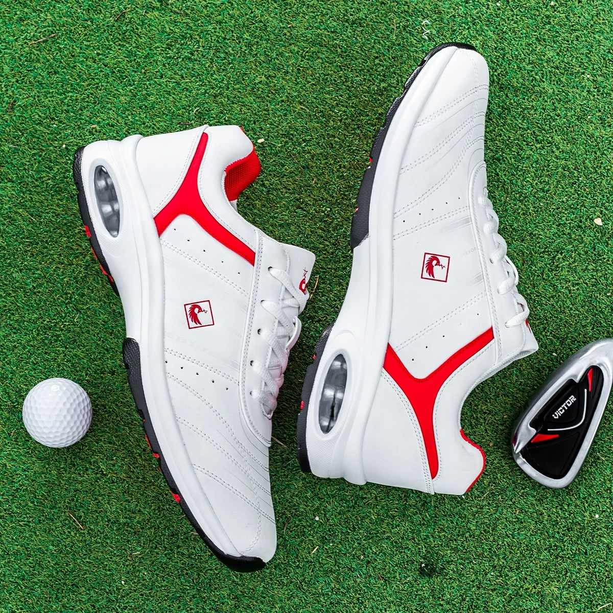 OIMKOI Men Golf Shoes Casual Breathable Waterproof Non-slip Golf Outdoor Training Shoes