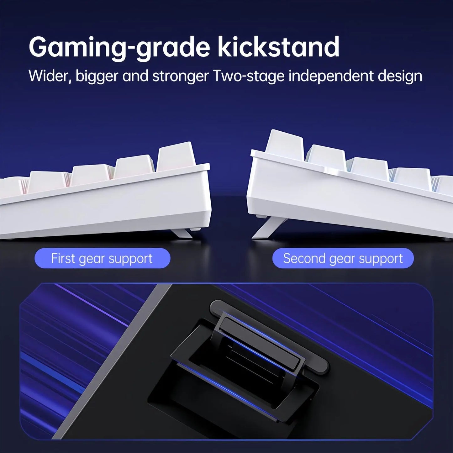 Teclado gaming MCHOSE ACE 68 con switches magnéticos Hall Effect, Rapid Trigger, RGB programable, 8K Hz y funciones DKS/MT/TGL/RS/SOCD