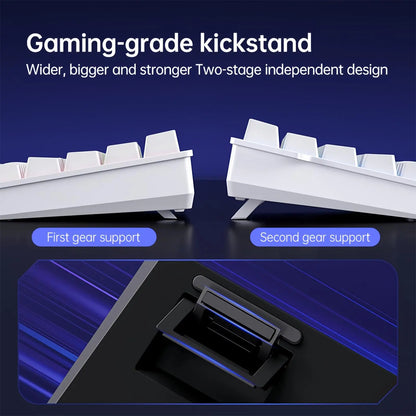 Teclado gaming MCHOSE ACE 68 con switches magnéticos Hall Effect, Rapid Trigger, RGB programable, 8K Hz y funciones DKS/MT/TGL/RS/SOCD