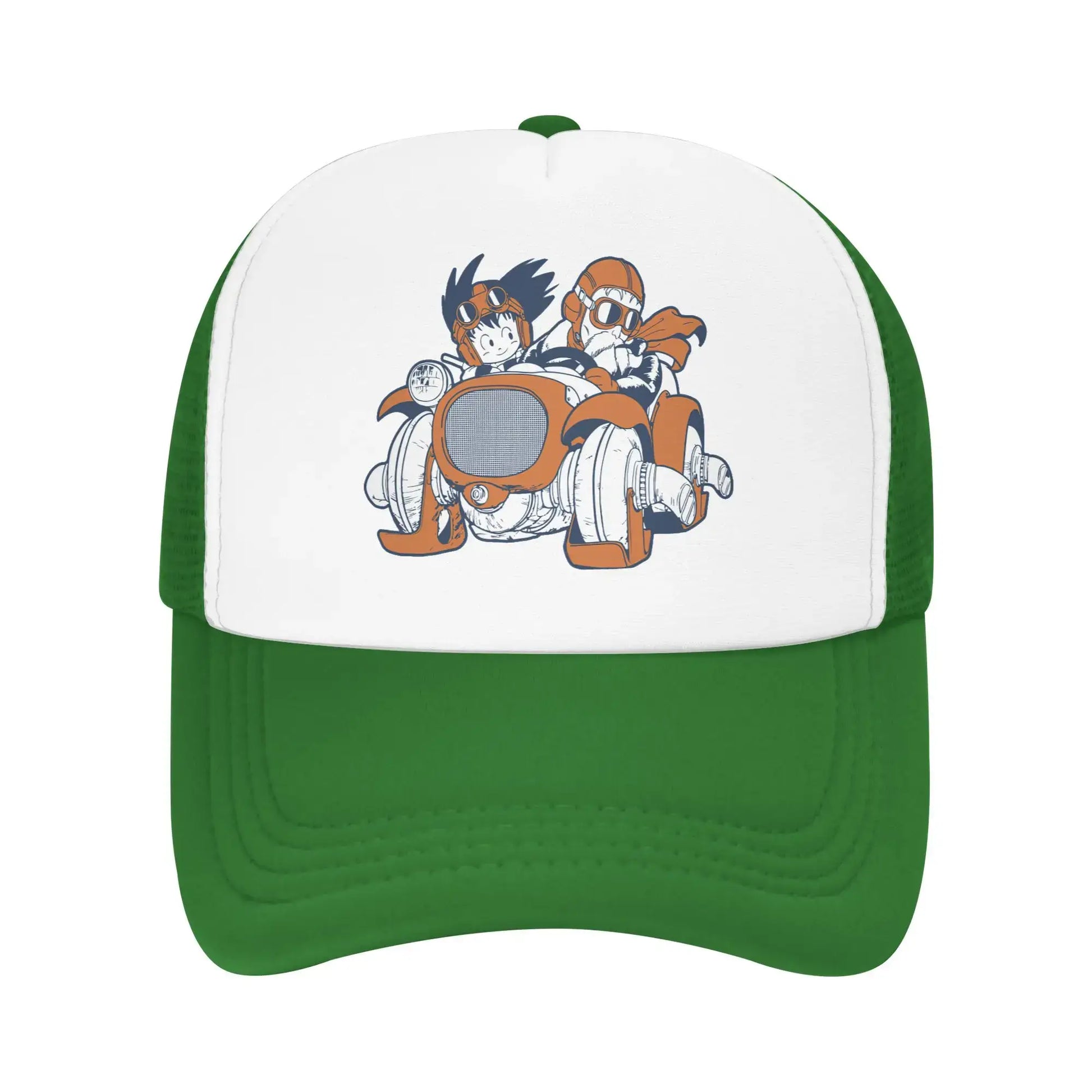 Produit gaming premium Fraquane, Goku Muten Roshi Dragon Ball Z Baseball Caps Sport Sun Hat Anime DBZ Hats Breathable Polyester Trucker Cap Summer Trucker Caps
