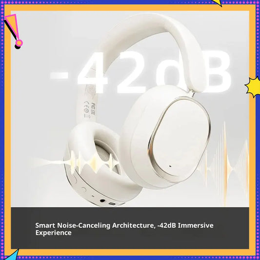 Auriculares FiiO EH13 inalámbricos Bluetooth ANC circumaurales – Headset gaming HiFi LDAC con cancelación de ruido, graves profundos y batería de larga duración