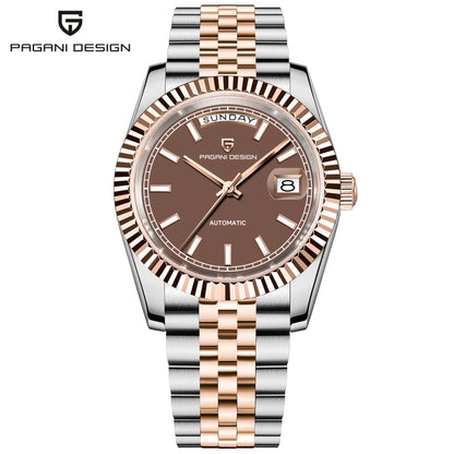 PAGANI DESIGN Men's Watches 2026 New Enamel Dial DD36 Automatic Watch Men Business Waterproof Mechanical Wristwatch For Men Gift