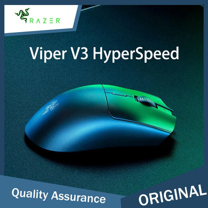 Razer Viper V3 HyperSpeed Wireless Esports Gaming Mouse with Focus Pro 30K Optical Sensor, Gen-2 Mechanical Switches, 6 Programmable Buttons, Lightweight Gaming Mouse