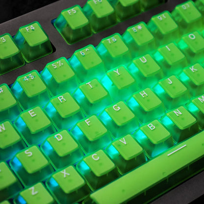 132 Keys OEM Profile Transparent Clear Keycaps For Mx Switch Mechanical Keyboard ABS Keycap RGB backlit Game Keyboard Key caps