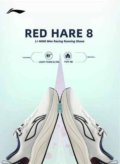 Chaussures de course Li-Ning RED HARE 8 pour homme, LIGHT FOAM ULTRA, réfléchissantes, amortissantes et stables, baskets légères LiNing, ARPV001