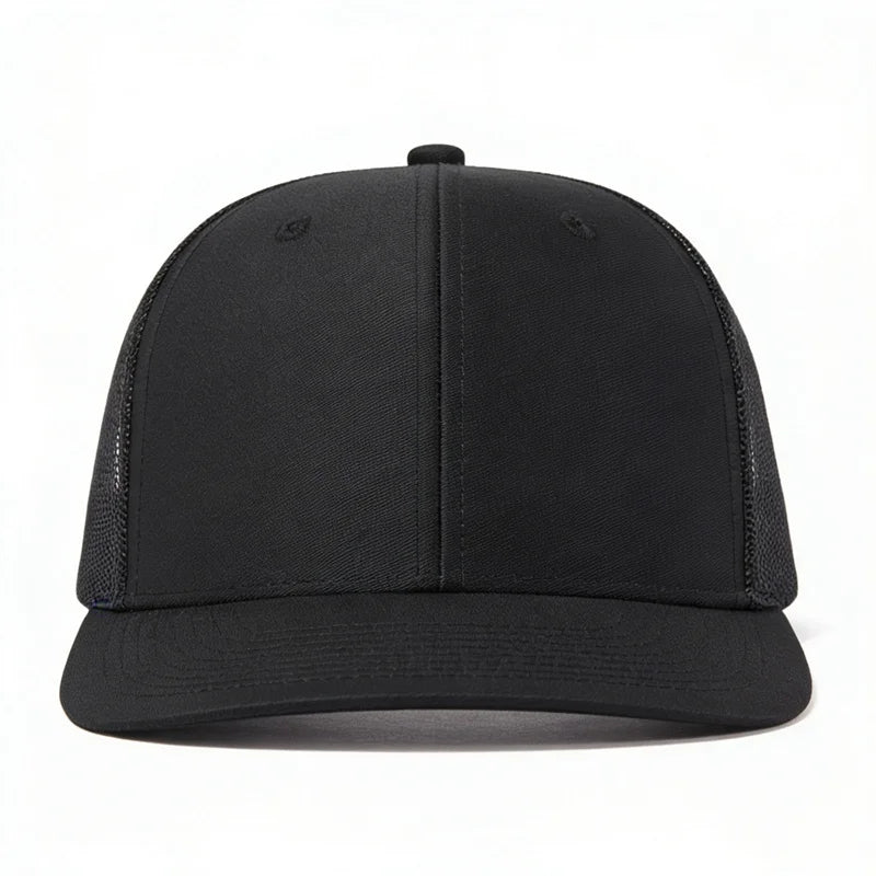 Cappellino da baseball classico in rete traspirante per donne, cappellino casual da camionista traspirante, cappellino unisex regolabile con chiusura a scatto, cappellino sportivo e dinamico da papà