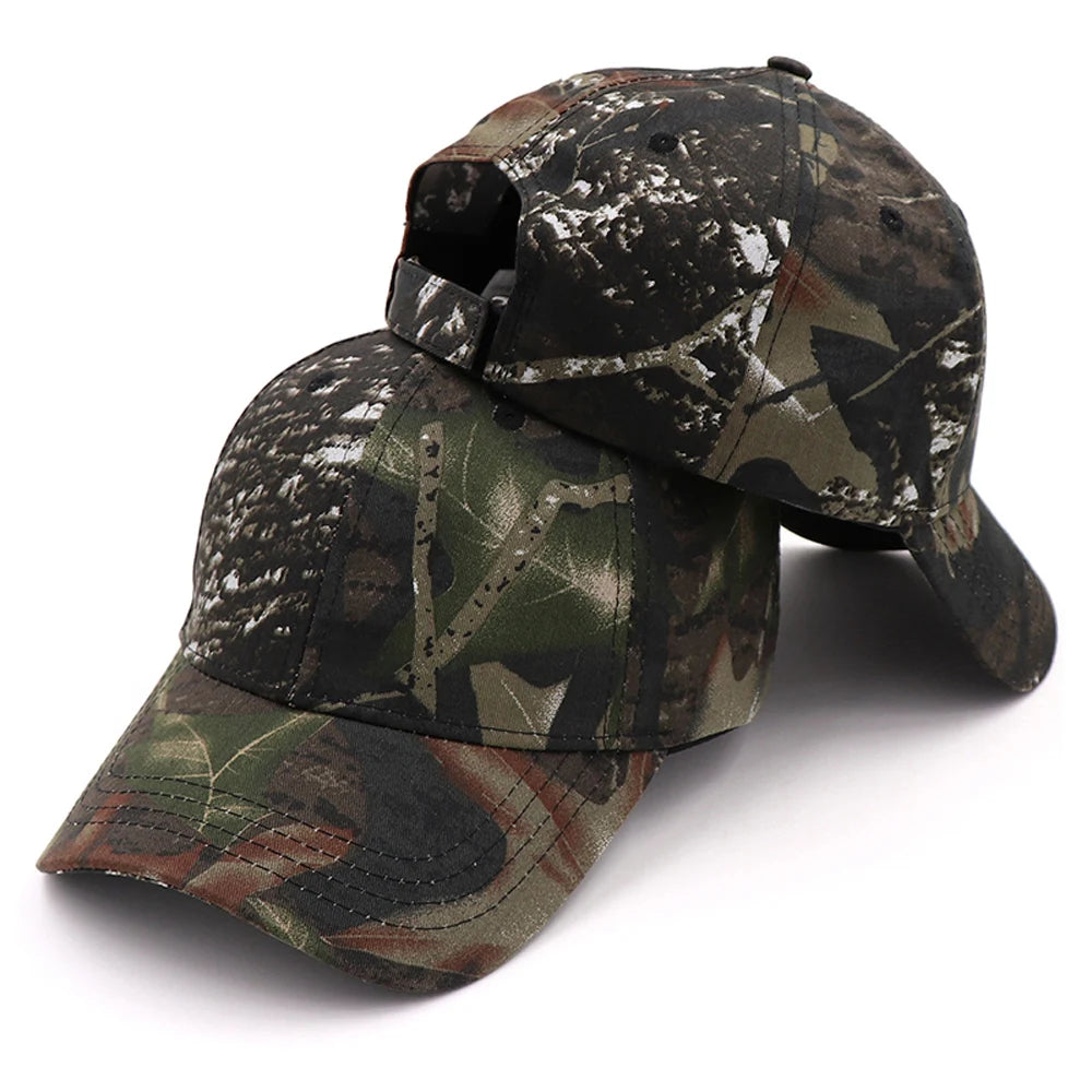 Camouflage til mænd og kvinder, baseballkasket, udendørssport, jungle, jagt, solhat, unisex, bomuld, taktiske kasketter, Gorras MZ0438