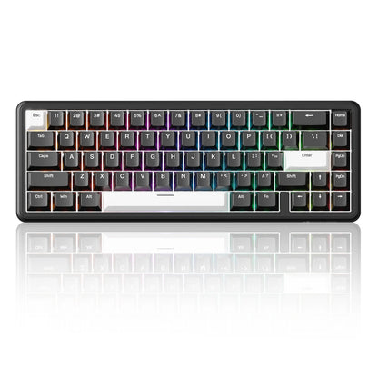 ATTACK SHARK X65 HE Magnetic Switch Rapid Trigger Keyboard, 65% Wired Gaming Keyboard with 8000Hz Polling Rate, Hall Effect RGB Mechanical Keyboard