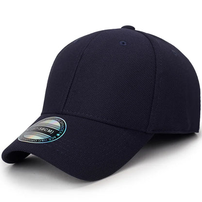 Adult Back Closed Baseball Cap for Small Head Lady Man Blank Hiphop Snapback Hat Fitted Flat Caps 57cm to 59cm