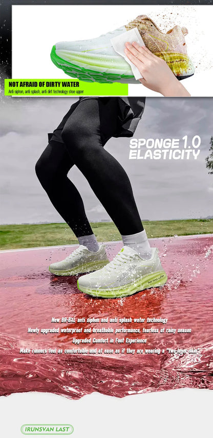 IRUNSVAN Nuove scarpe da maratona con soletta in carbonio: leggere, ammortizzanti e adatte come scarpe sportive da uomo