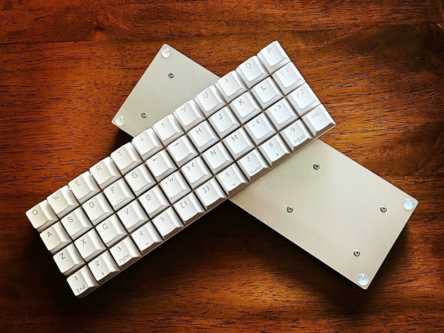 Planck 48 Wired Keyboards Full 1u Orthogonal Inline Keyboard Single Mode Customized Hot-Swap Mechanical Gaming Keyboard Gifts