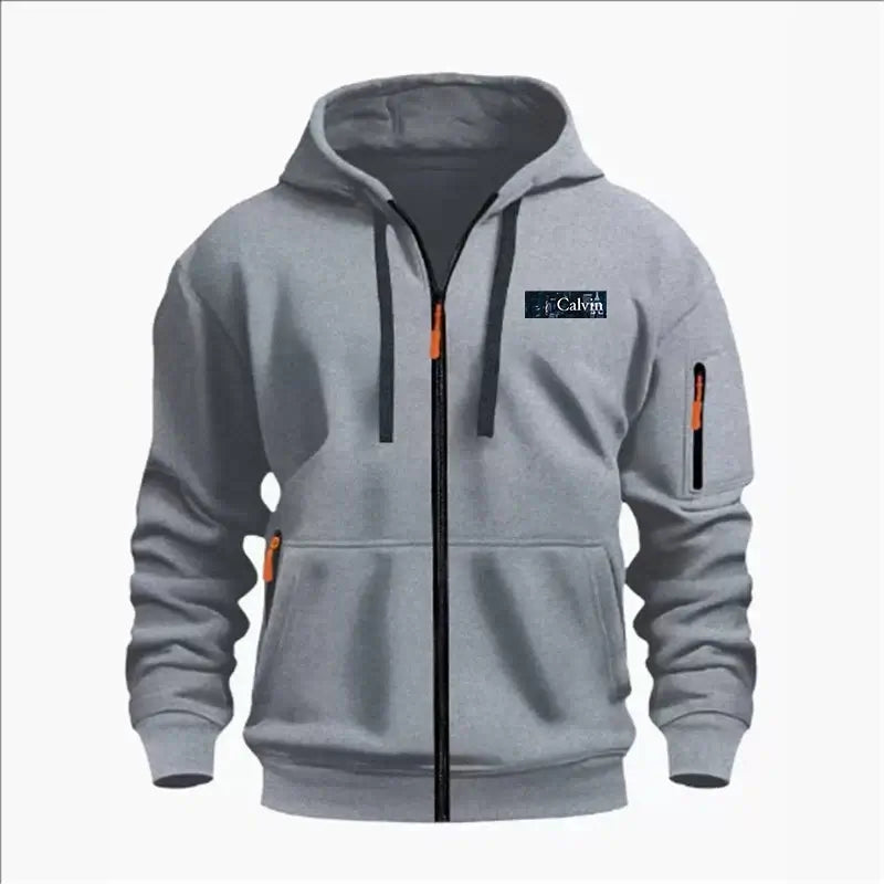 Produit gaming premium Fraquane, Men's Sweatshirts with Zipper Pockets Thin Solid Color Half Tracksuit Casual Outdoor Hooded Tracksuit Long Sleeves Jacket Coats, équipement gamer