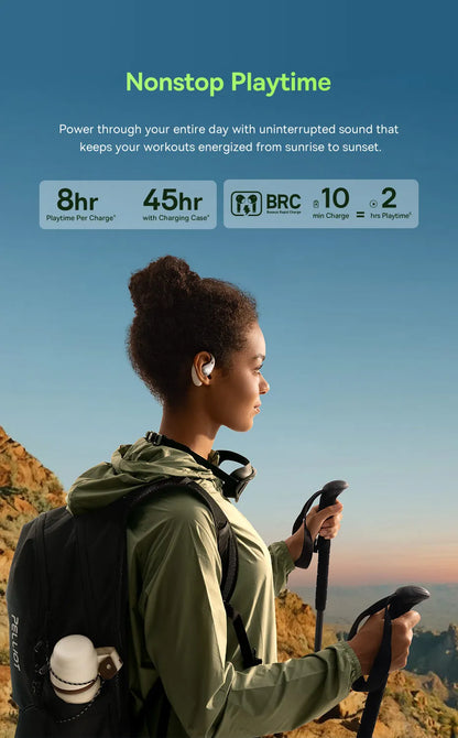 Baseus Eli Sport 2 Open-Ear Wireless Earphones Bluetooth 6.0 OWS Headphones Hi-Res with LDAC OWS Earphones Earhook Sport Earbuds