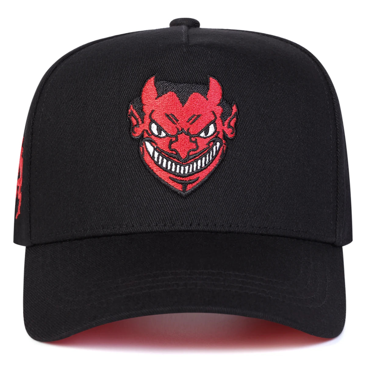 Cappellini da baseball unisex con ricamo "Devil" - Primavera/Autunno - Cappelli casual regolabili per attività all'aperto - Cappellino parasole - Cappellino sportivo