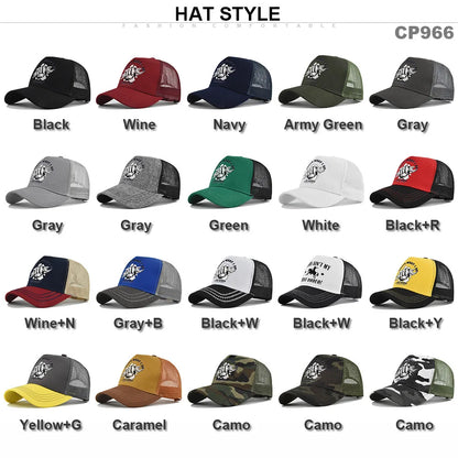 Modebaseballkasket i printet, åndbart net til forår/sommer – Gorras med personligt logo til mænd, kvinder og par – Visirhat, casquette