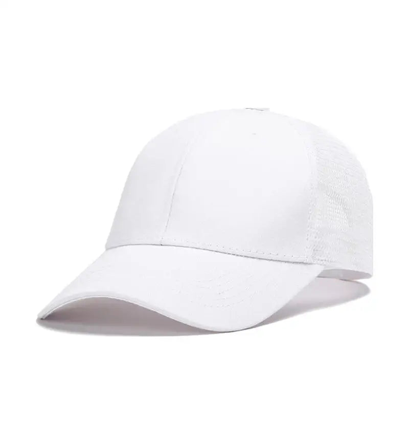 Baseballkasket til mænd og kvinder, sommer, udendørs, camouflage, solhat, åndbar mesh-kasket, ensfarvet, snapback, casquette, benfarvet, til mænd