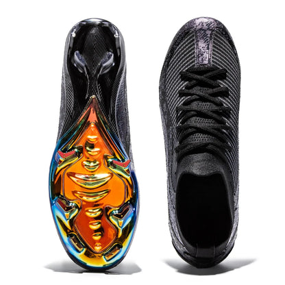 Chaussures de Football de sport pour hommes Fg/Ag, ongles longs, prairie artificielle pour adultes, chaussures spécifiques à l'entraînement durables, chaussures hautes antidérapantes