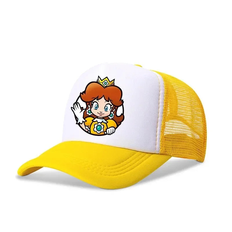 Casquettes de baseball décontractées Mario, casquettes universelles en polyester, articles pour enfants et chauffeurs routiers, casquettes ajustables pour adultes, accessoires d'anime