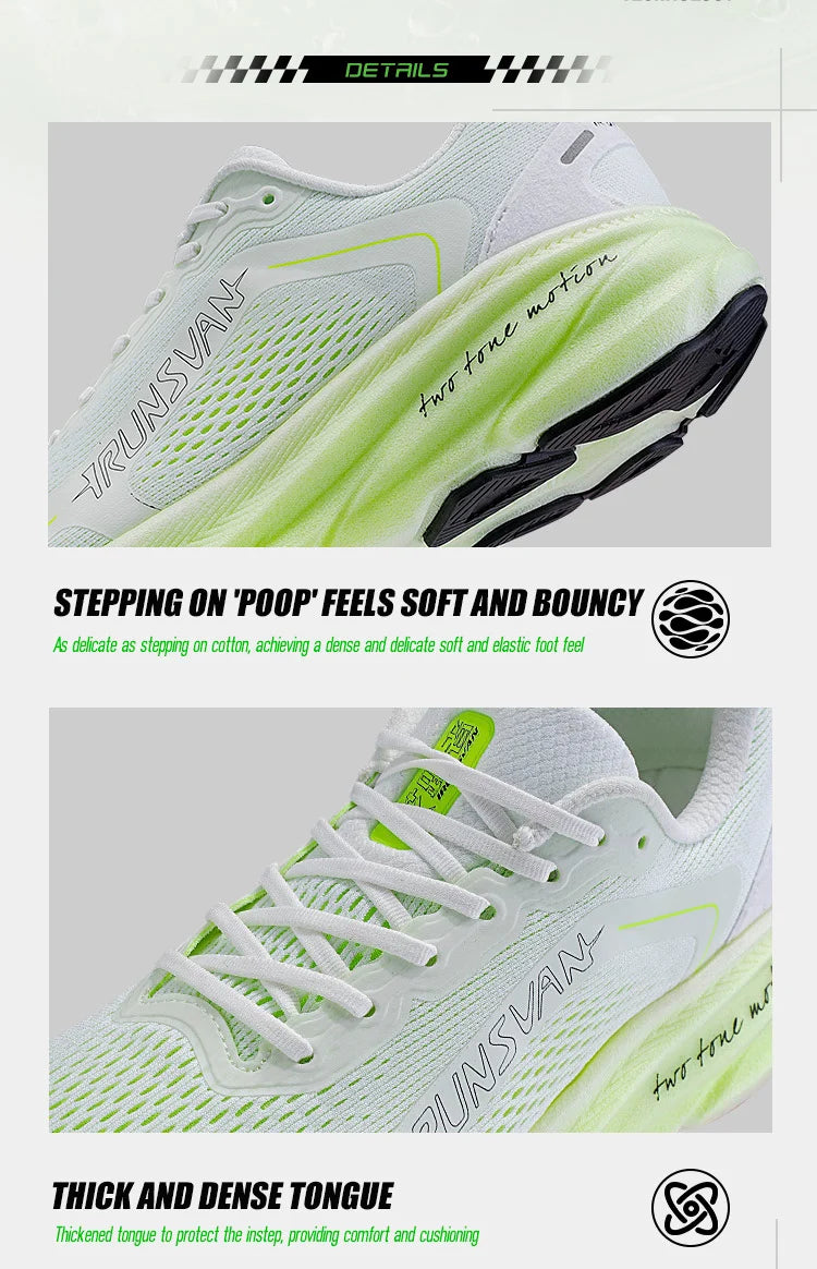 IRUNSVAN Nuove scarpe da maratona con soletta in carbonio: leggere, ammortizzanti e adatte come scarpe sportive da uomo