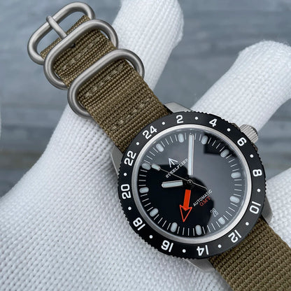 STEELFLIER SF793 NEW Automatic Mechanical Luxury Wristwatch NH34 Movement Synthetic Sapphire 20Bar Waterproof Men Luminous Watch