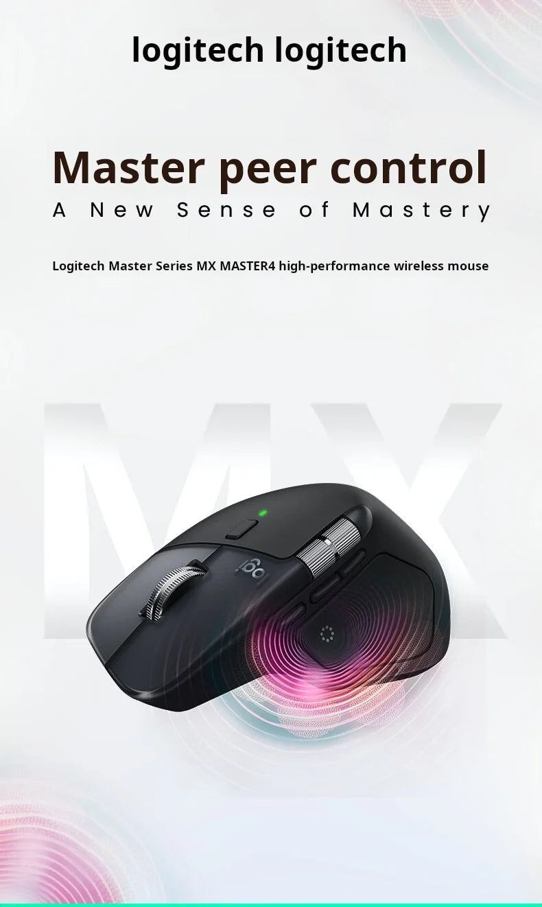 Logitech MX Master 4 Απτική Ανάδραση Actions Ring MagSpeed 8000DPI Εργονομικό Ασύρματο Ποντίκι Bluetooth Μπαταρία 70Day