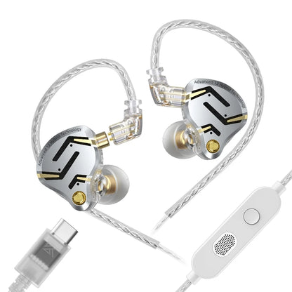Auriculares intraaurales híbridos KZ ZS12 PRO 2 – Auriculares gaming con cable, graves HiFi y drivers superlineales