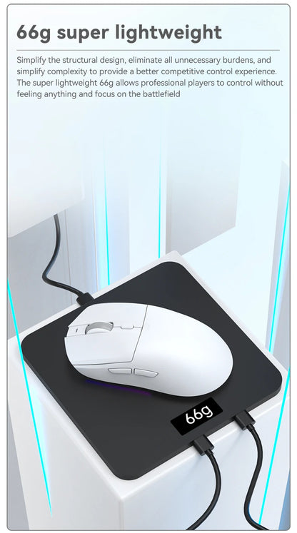 Mysz bezprzewodowa AJAZZ AJ139Pro/AJ139V2MC z chipsetem PMW3395/PAW3311, 12000–26000Dpi, profesjonalna mysz gamingowa