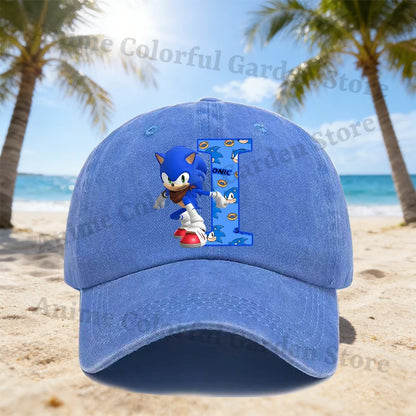 Anime Sonics baseballkasket til mænd og kvinder – tegneserie-mode, kasketter med skygge, voksne, sommer, flotte solhatte, hiphop-hat, gave