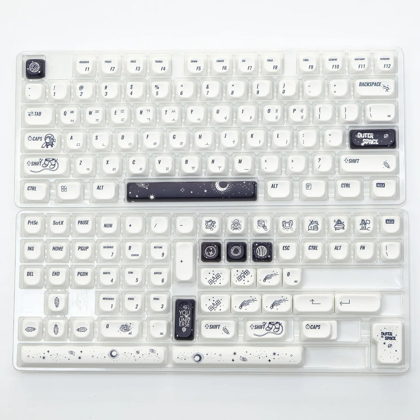 KBDiy KOA Profile Keycap GMK Style Retro 9009 Theme PBT Keycaps For Mechanical Keyboard Gaming KIT Korean 139 Keys ISO Key Cap