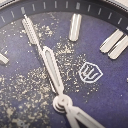Watchdives WD0003B ‌Aventurine Dial Watch VH31 Quartz Movement Sapphire Crystal Luminous 100m Waterproof 36mm Vintage Watches