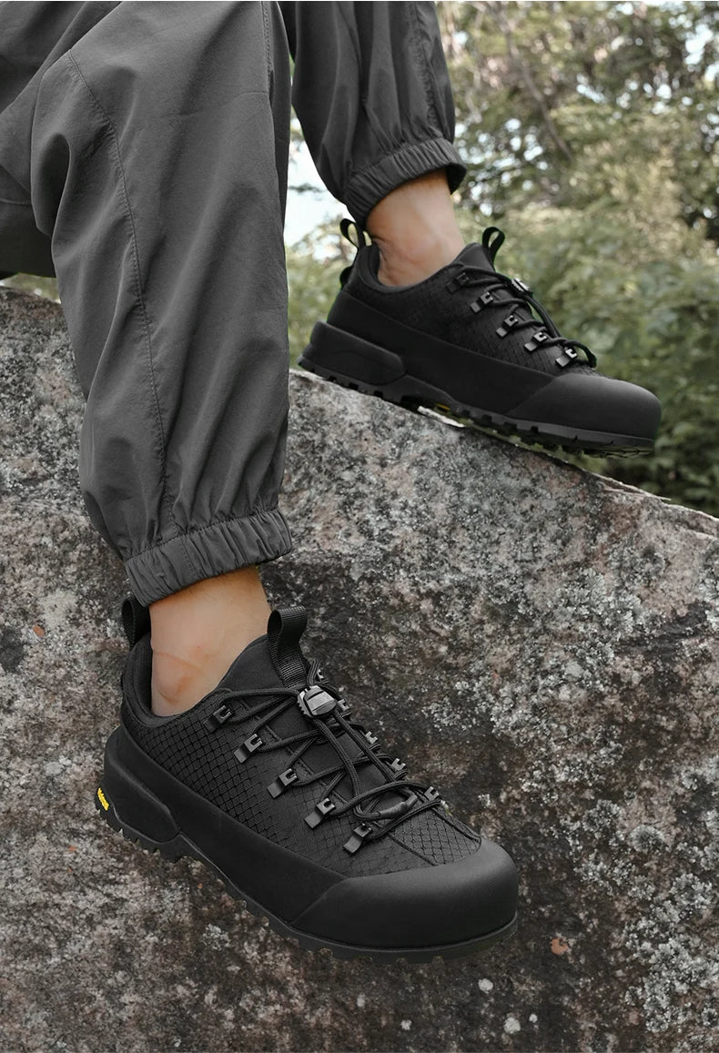 2025 New Hiking Shoes Non-Slip Grip Men's Spring Fall Outdoor Casual Sports Shoes Breathable Comfortable Durable Leisure Sneaker