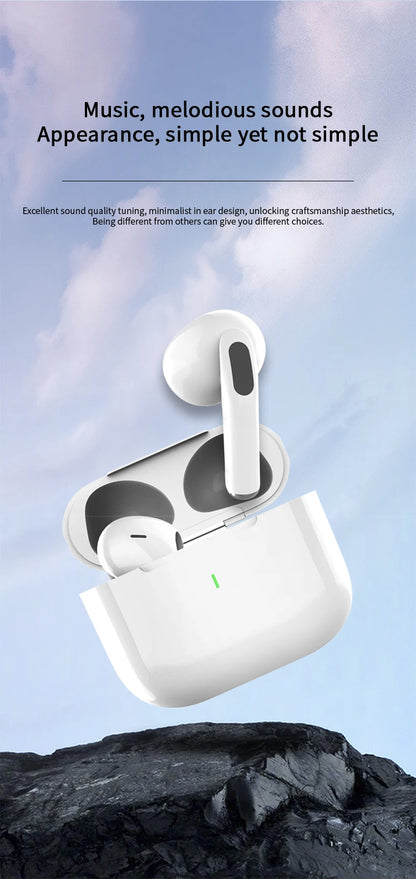 UEESFIT A6 TWS Wireless Bluetooth Earbuds with ANC, HiFi Stereo Sound, IPX5 Waterproof Sports Earphones, Touch Control Headphones with Mic