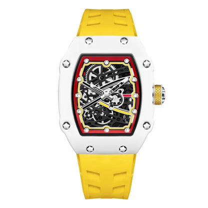 Tonneau Case Trendy Ultra-Thin Quartz Watch Men Creative Hollow Fashion Design Super Luminous Waterproof Personalize AAA Watch