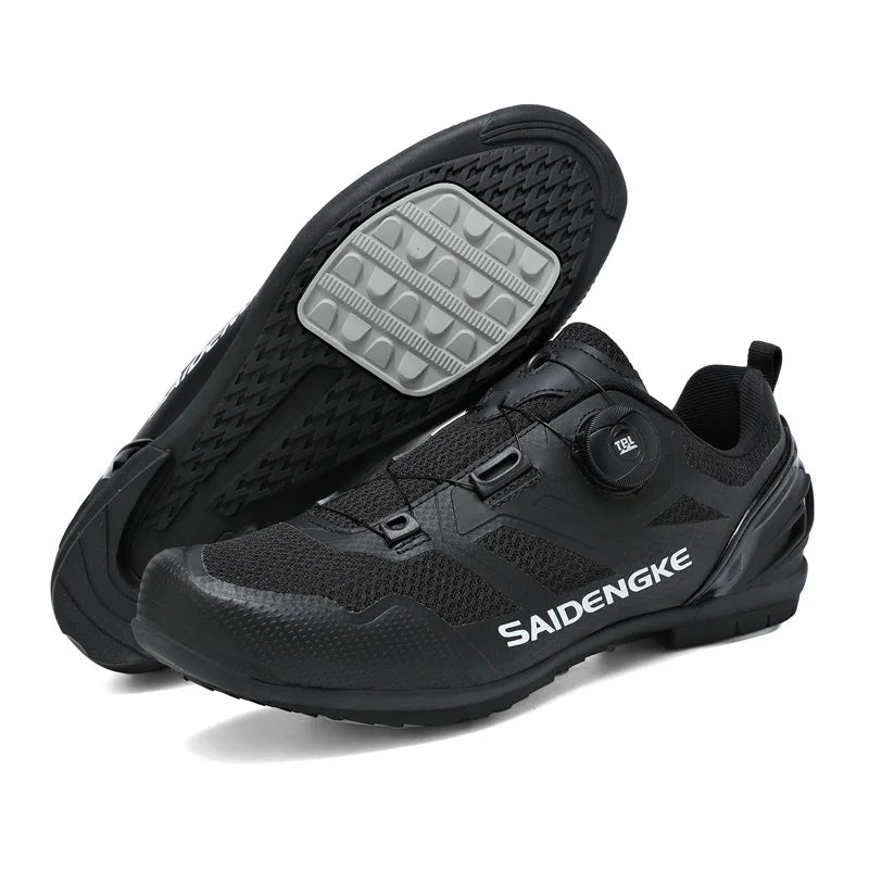 Zapatillas de ciclismo unisex nuevas, profesionales, ligeras, de lujo, originales, de carretera, de goma, para MTB, de competición, de moda, para bicicleta urbana y deportes callejeros
