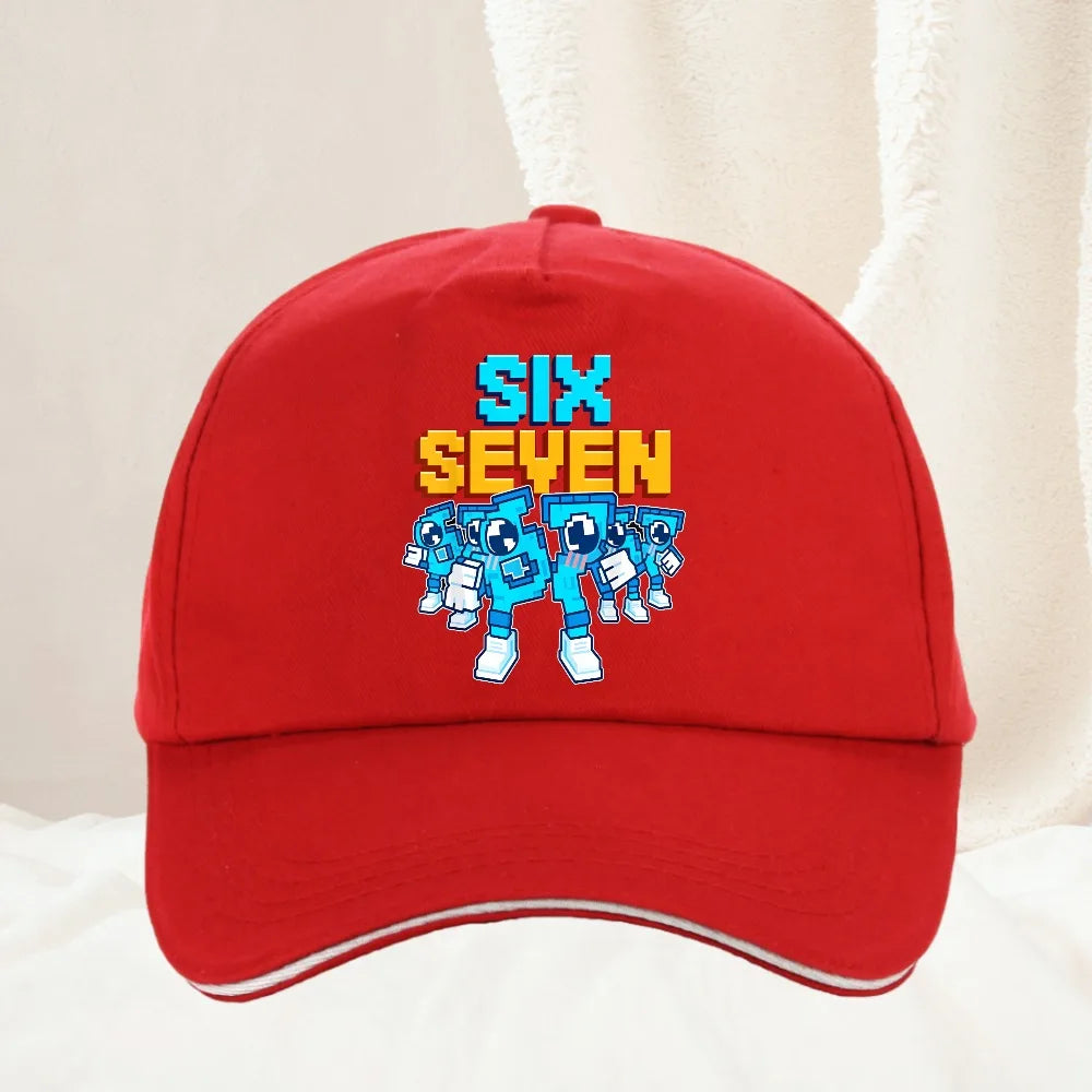 Meme 67 Six Seven 6 7 Italian Brainrot baseballkasket til mænd, truckerhat, forår, fritid, udendørs, fitness, solskærm, snapback-kasket
