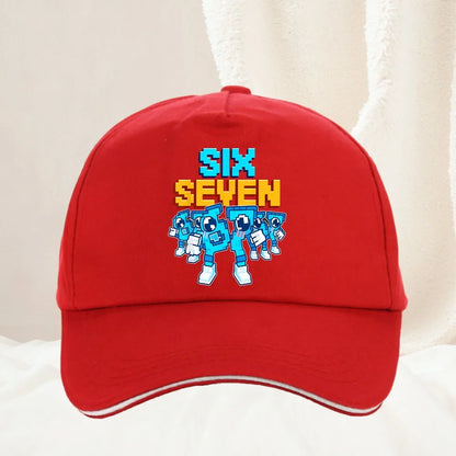 Meme 67 Six Seven 6 7 Italian Brainrot baseballkasket til mænd, truckerhat, forår, fritid, udendørs, fitness, solskærm, snapback-kasket