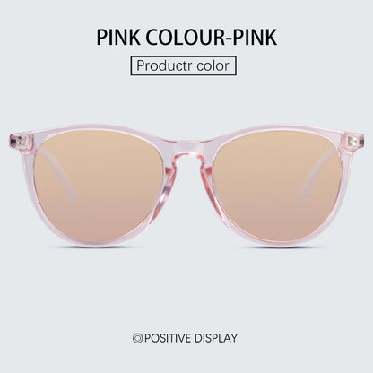 Trendy Polarized Sunglasses For  Women Brand Design Frame Fashion Sunglasses Pink  UV400