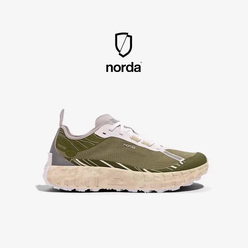 Norda 001 Men's Low cut Off road Running Shoes Breathable Outdoor Hiking Lightweight Wear resistant Sports Shoes