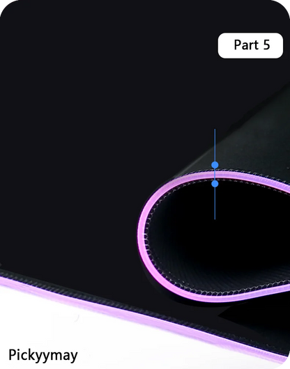Space Large RGB Mouse Pad Gaming Mousepad LED Mouse Mat Gamer Mousemats Table Pads PC Desk Mat RGB Keyboard Mat XXL 90x40cm
