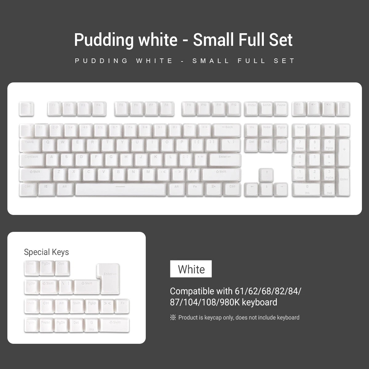 129 Keys PBT Double Shot ISO Layout Keycap Pudding Keycaps For Mx Switch Mechanical Keyboard OEM Profile RGB backlit Key Caps