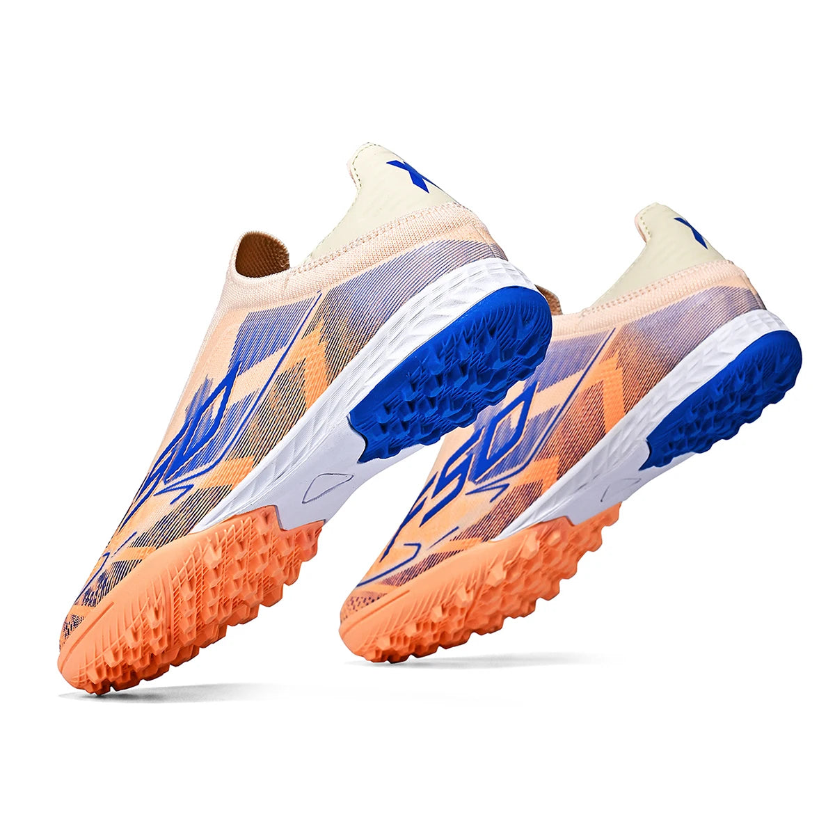 TF Soccer Cleats Men Women Kids PU Synthetic Upper Rubber Outsole Wear-Resistant Non-Slip Training Shoes