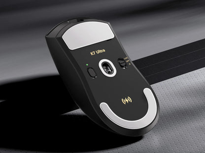 MCHOSE K7 Ultra Wireless Gaming Mouse with 8K Polling Rate, PAW3950 Sensor, Magnetic Charging Dock, 42,000 DPI Lightweight Esports Mouse